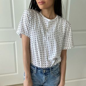 Theory Black and White Graphic Tee